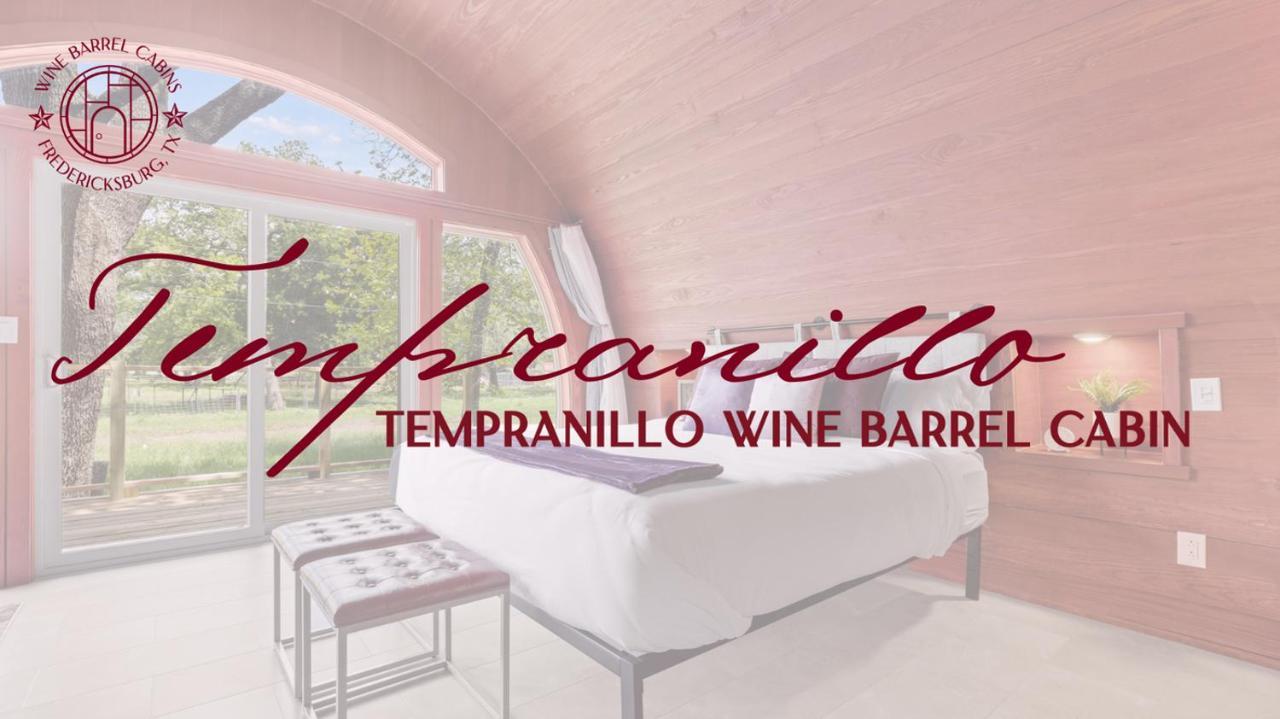 Unique Tempranillo Wine Barrel Cabin Fredericksburg Exterior foto